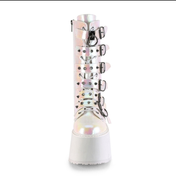 Platform combat boots - Picture 3 of 5